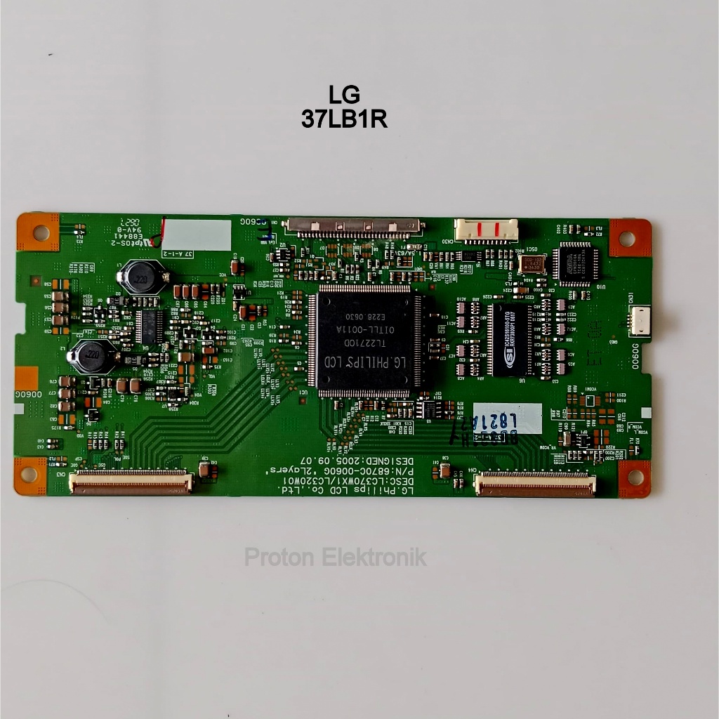 Tikon LCD TV LG  37LB1R  32LB1R T-Con Tcon LG. philips Display  LC370WX1 / LC320W01  6870C-0060G