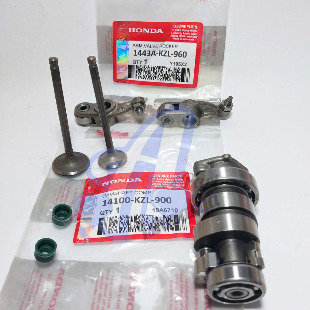 Paket noken as beat fi scoopy f1 KZL starter kasar penggerak klep platuk klep payung beat fi seal