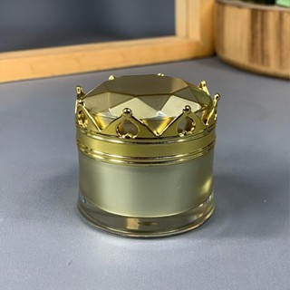 Pot Acrylic 15 gram Mahkota Gold / Pot Acrylic 15 gr / Pot Kosmetik / Pot Cream Wajah / Pot Mewah