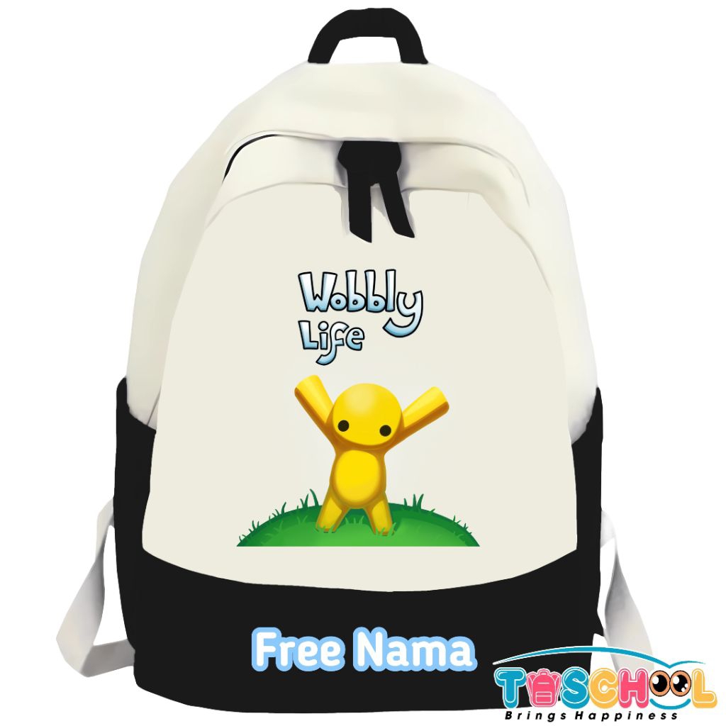 TAS RANSEL ANAK WOBBLY LIFE FREE NAMA