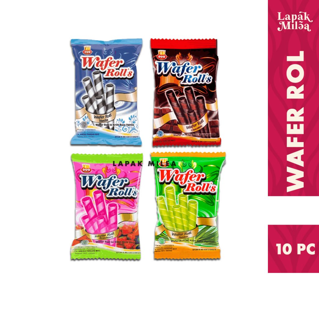 

Duo Wafer Rolls Astor Jadul Aneka Rasa isi 10 pc