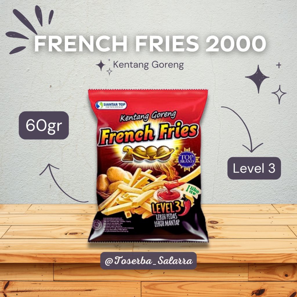 

French Fries 2000 | Kentang Goreng 60gr