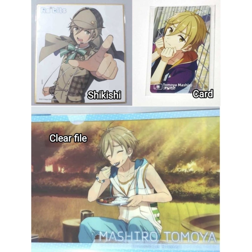 Ensemble Stars Enstars Shikishi Card Clear File Mashiro Tomoya