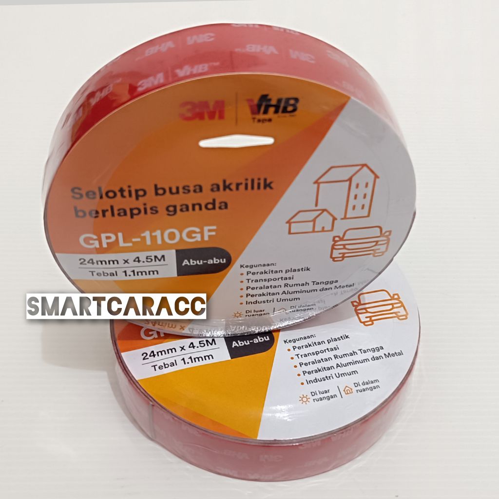 

Isolasi solasi double tape bolak balik foam 3M VHB PREMIUM ORIGINAL
