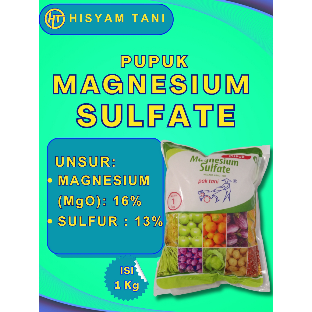 PUPUK MAGNESIUM SULFAT (MGSO4) CAP PAK TANI – 1 KG