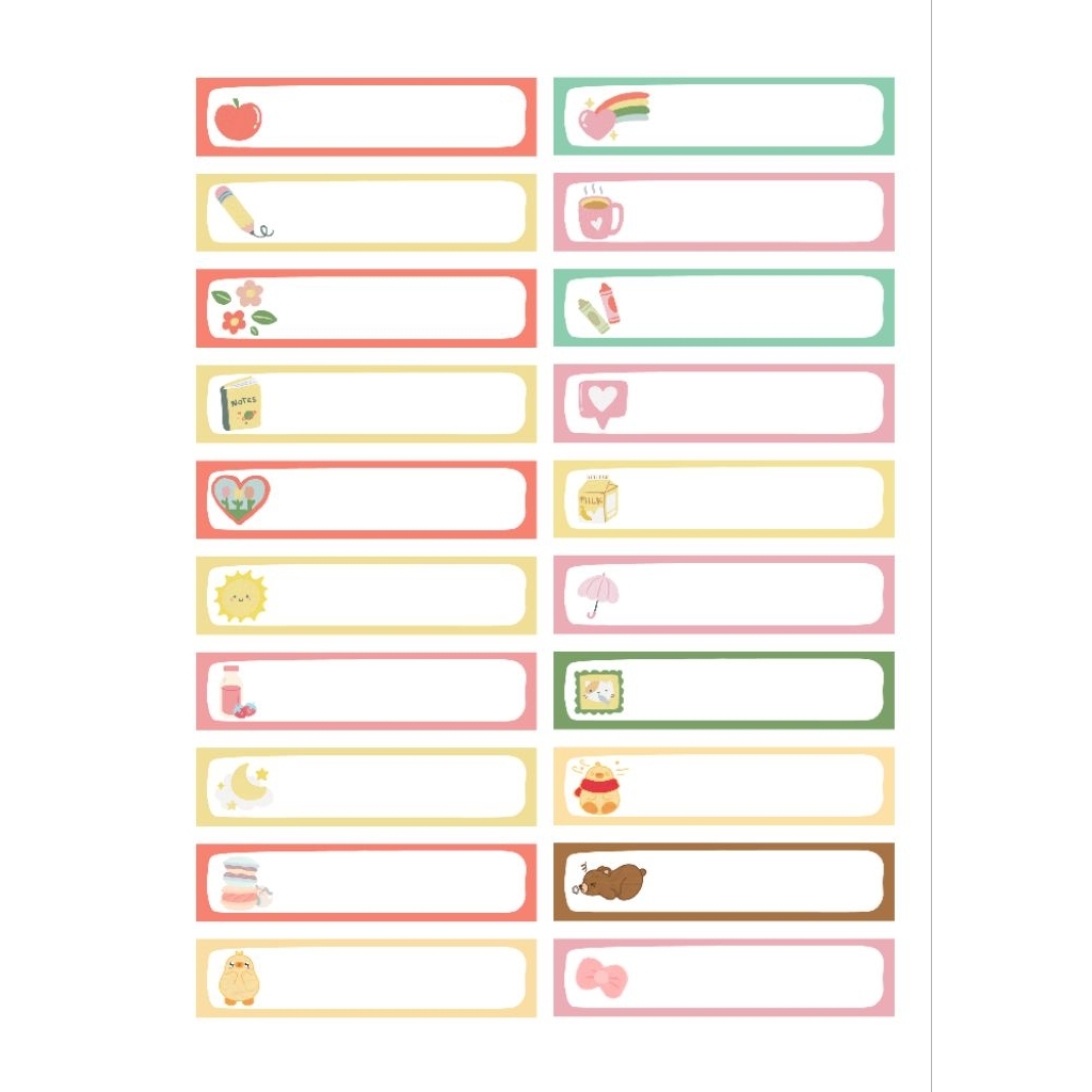 

Sticker Nama 1- Isi 20 stiker/paket