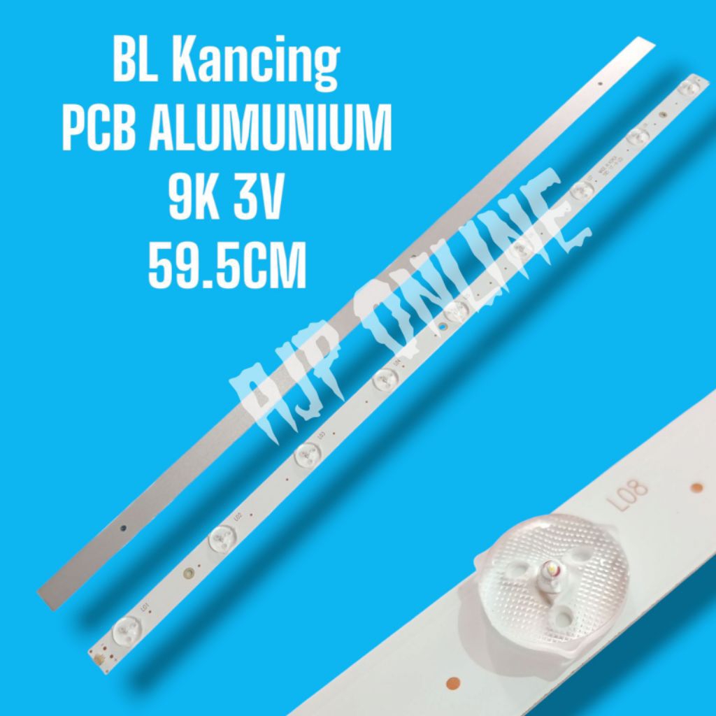 BL 9K 3v Panjang 59.5cm Backlight Led TV BL Kancing beklig