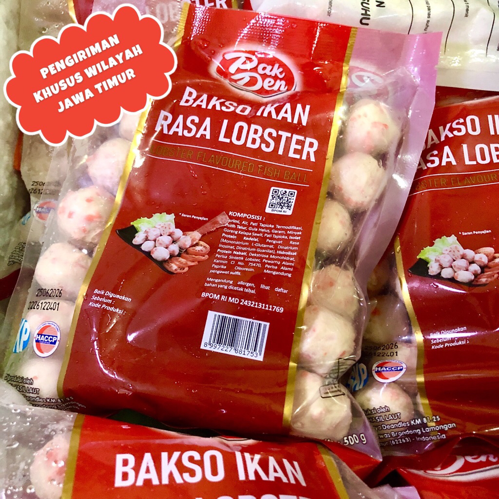 

Pak Den Bakso Ikan rasa Lobster