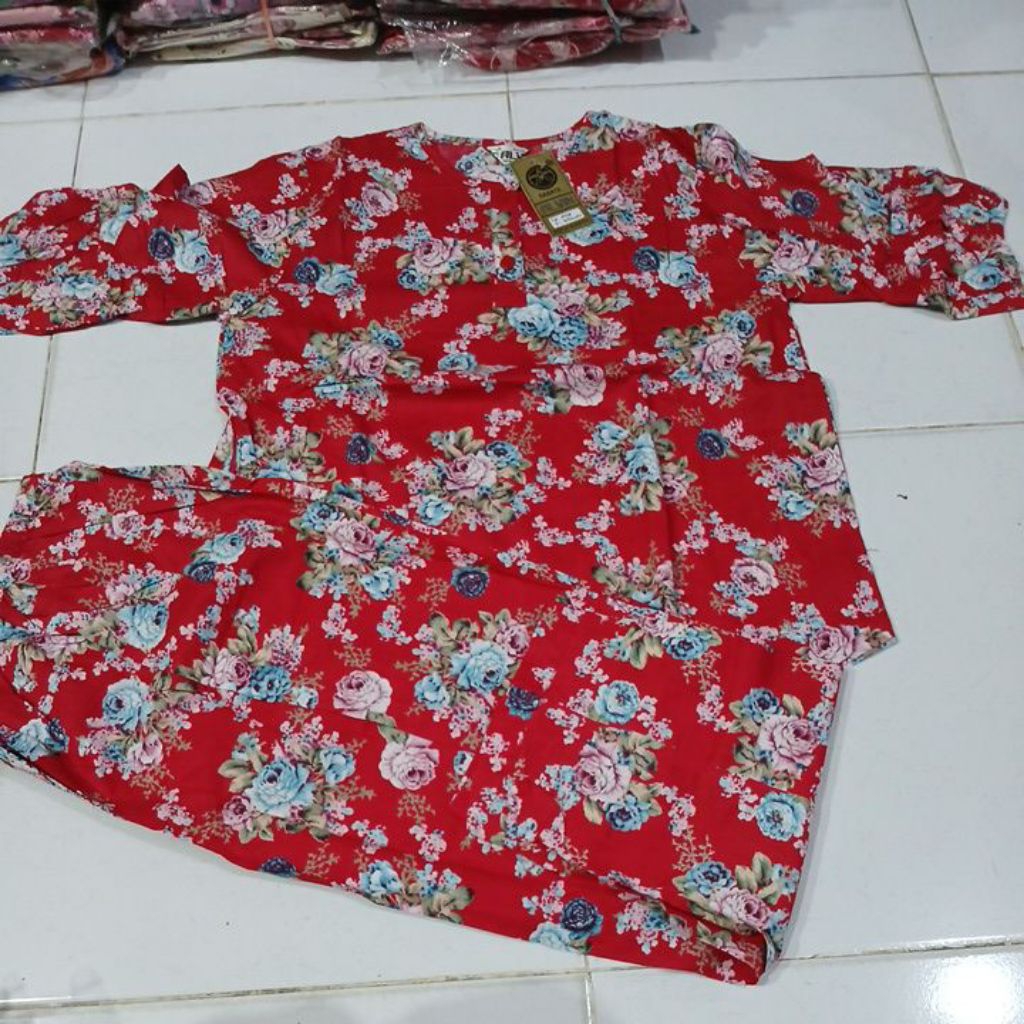 Setelan Alvin Sabata Tgn Mawar CP ABG