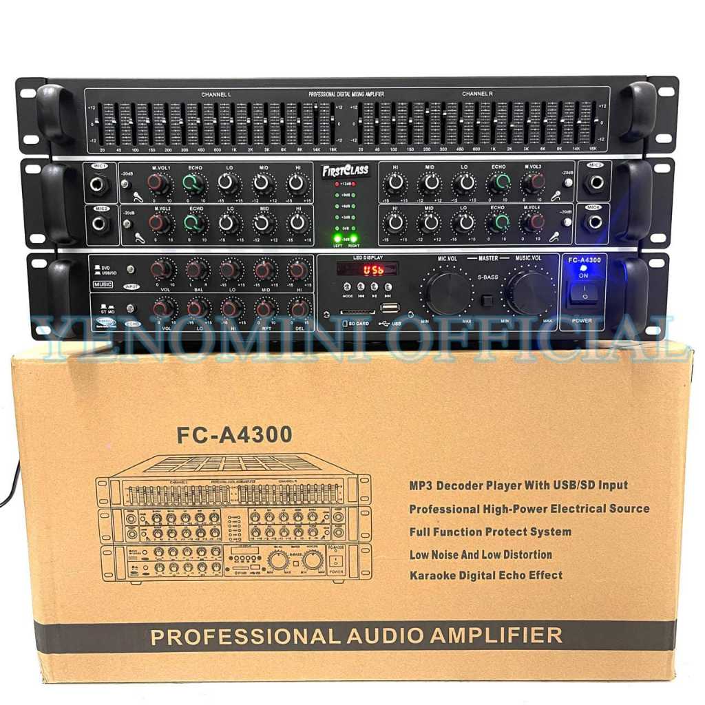 Power Amplifier FirstClass Fc A 4300 Original Profesional Audio Amplifier FirstClass Fca 4300 Fc a43