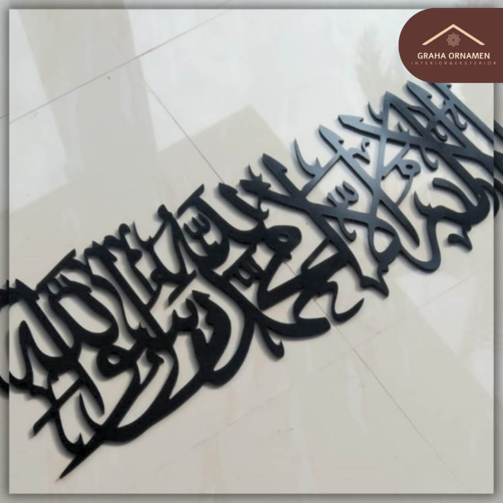 Kaligrafi Panjang Jumbo | Kaligrafi Laailahaillalah Bismillah Assalamualaikum Ayat Seribu Dinar | Ka