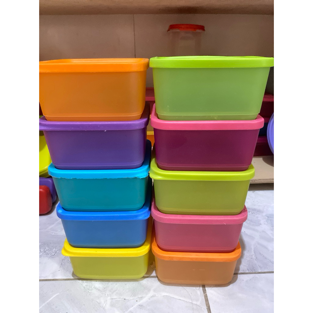kotak makan summer tupperware second