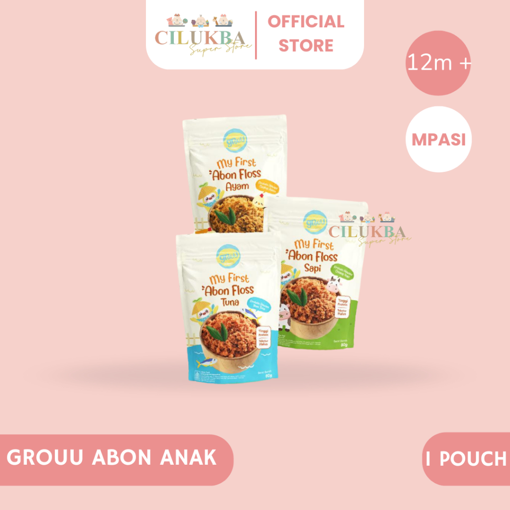 

GROUU KIDS ABON 80GR | ABON ANAK | ABON MPASI | ABON | MPASI