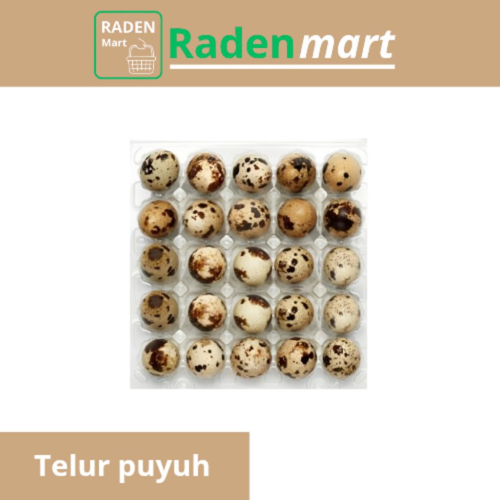 

Telur puyuh 1 pack isi 25