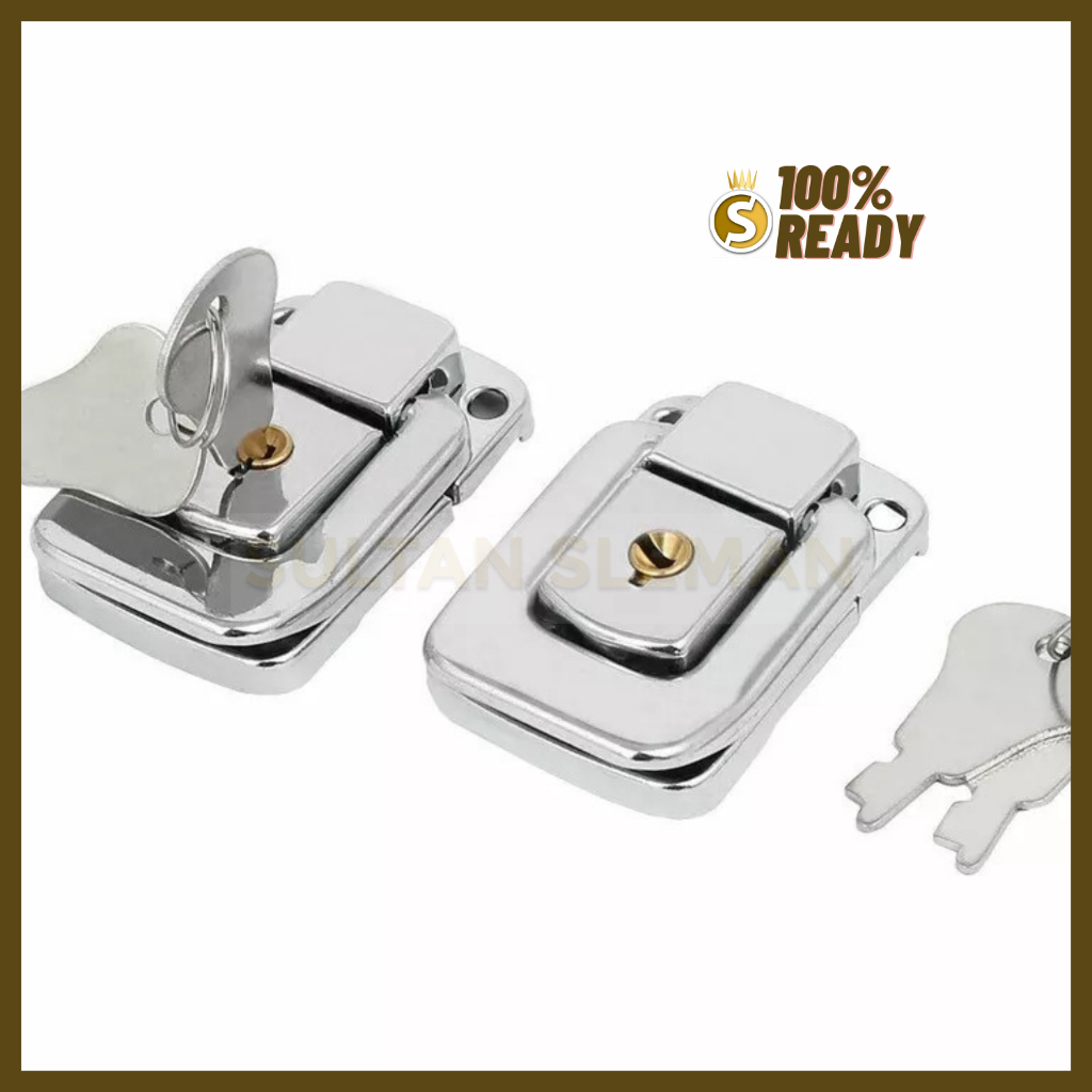 Pengait Box / Kunci Pengait Box / Kaitan Peti Grendel / Kunci Peti / Kunci koper LOCK