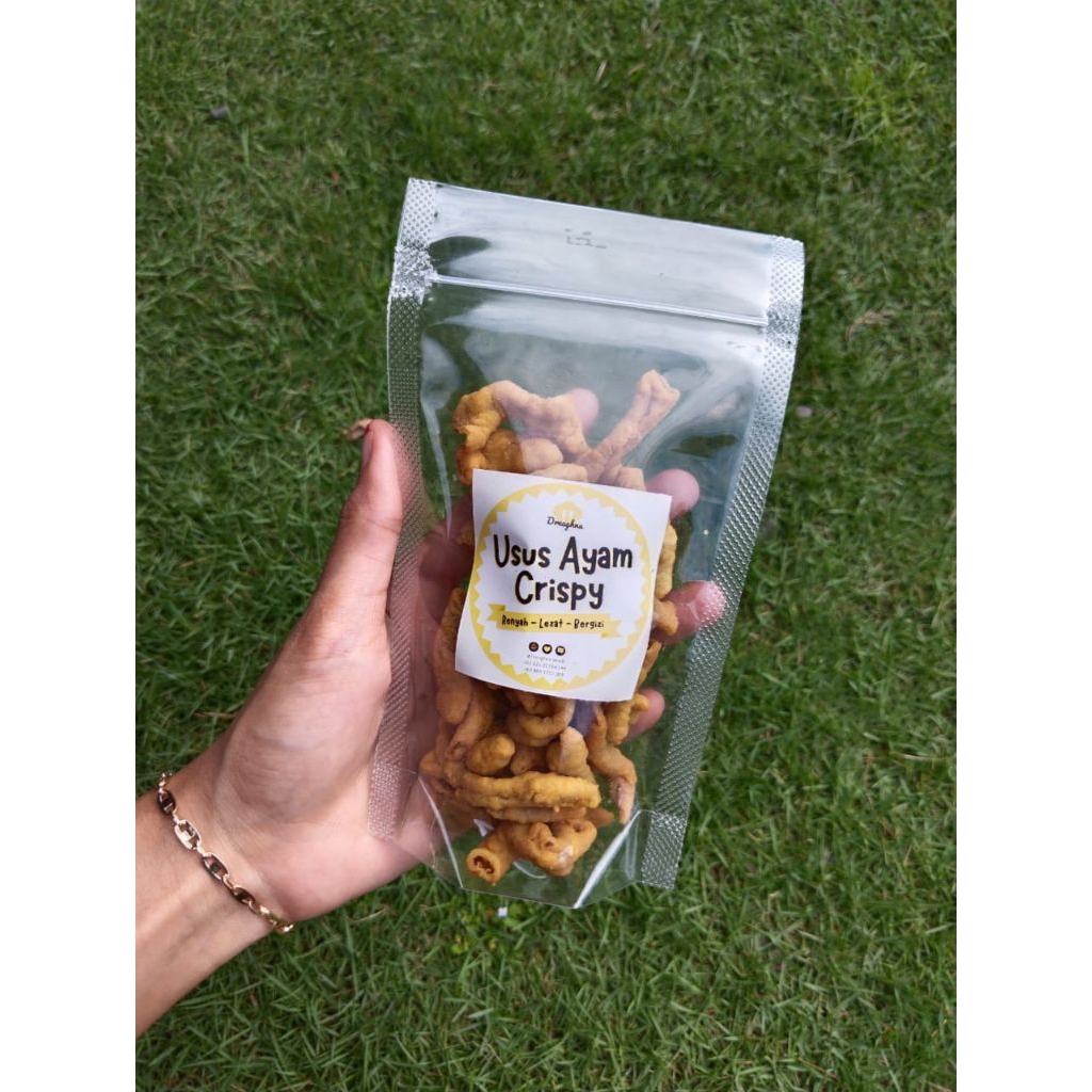 

Usus Ayam Crispy Original dan Pedas Daun Jeruk 100 Gram