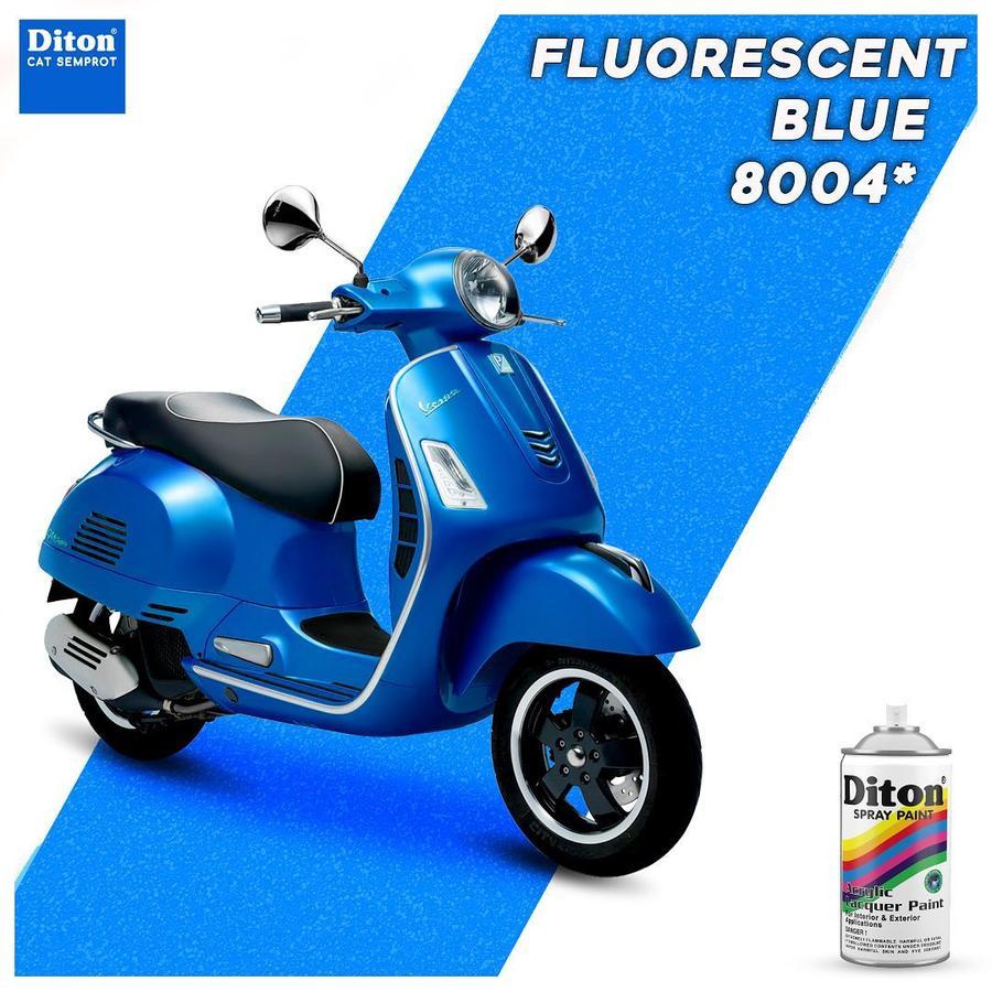 DITON SPRAY PAINT FLUORESCENT BLUE - 8004*