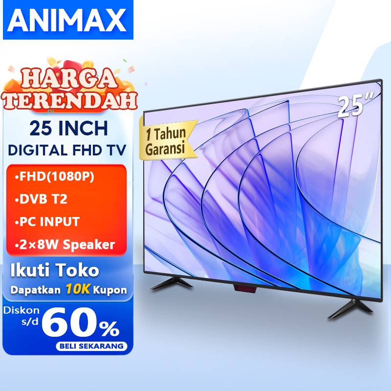 Animax Sakura TV LED 25 inch HD Ready Digital Televisi (TCLG-S25D)