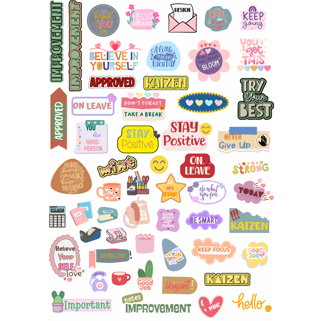 

Stiker lucu ATK kantor