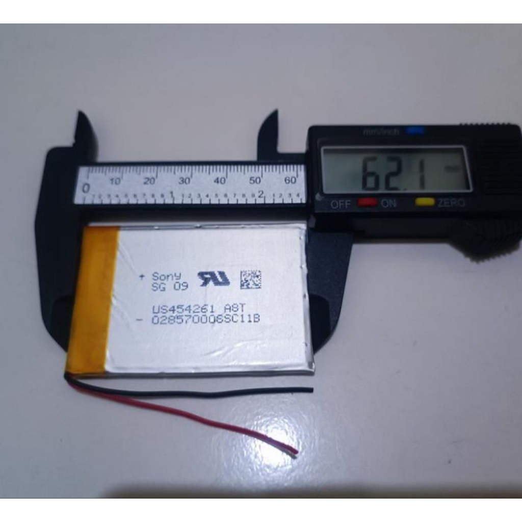 Battery baterai Sony lithium polymer 3,7v