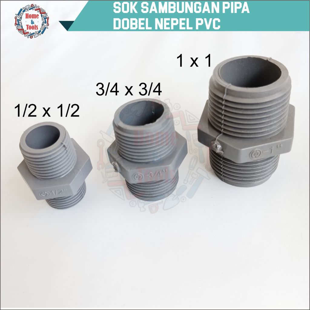 SOK DRAT LUAR-DRAT LUAR PVC  DOBEL NEPEL/NEPEL DOUBLE/NEPEL PVC