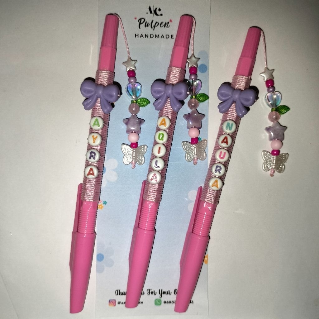 

Pulpen Nama Custom Non Tinta | Pulpen Custom (PRE-ORDER)