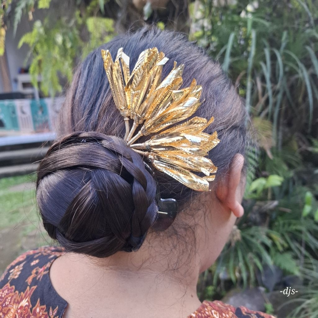 sanggul jepit kepang/sanggul bali/sanggul modern/hairdo