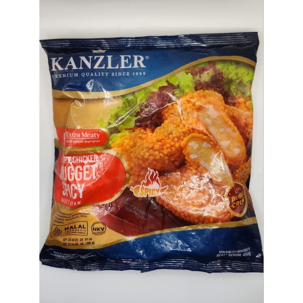 

Kanzler Nugget Crunchy Spicy 450gr