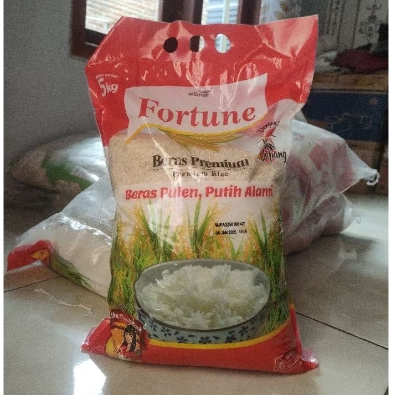 

BERAS 5KG FORTUNE | Beras Premium Fortune