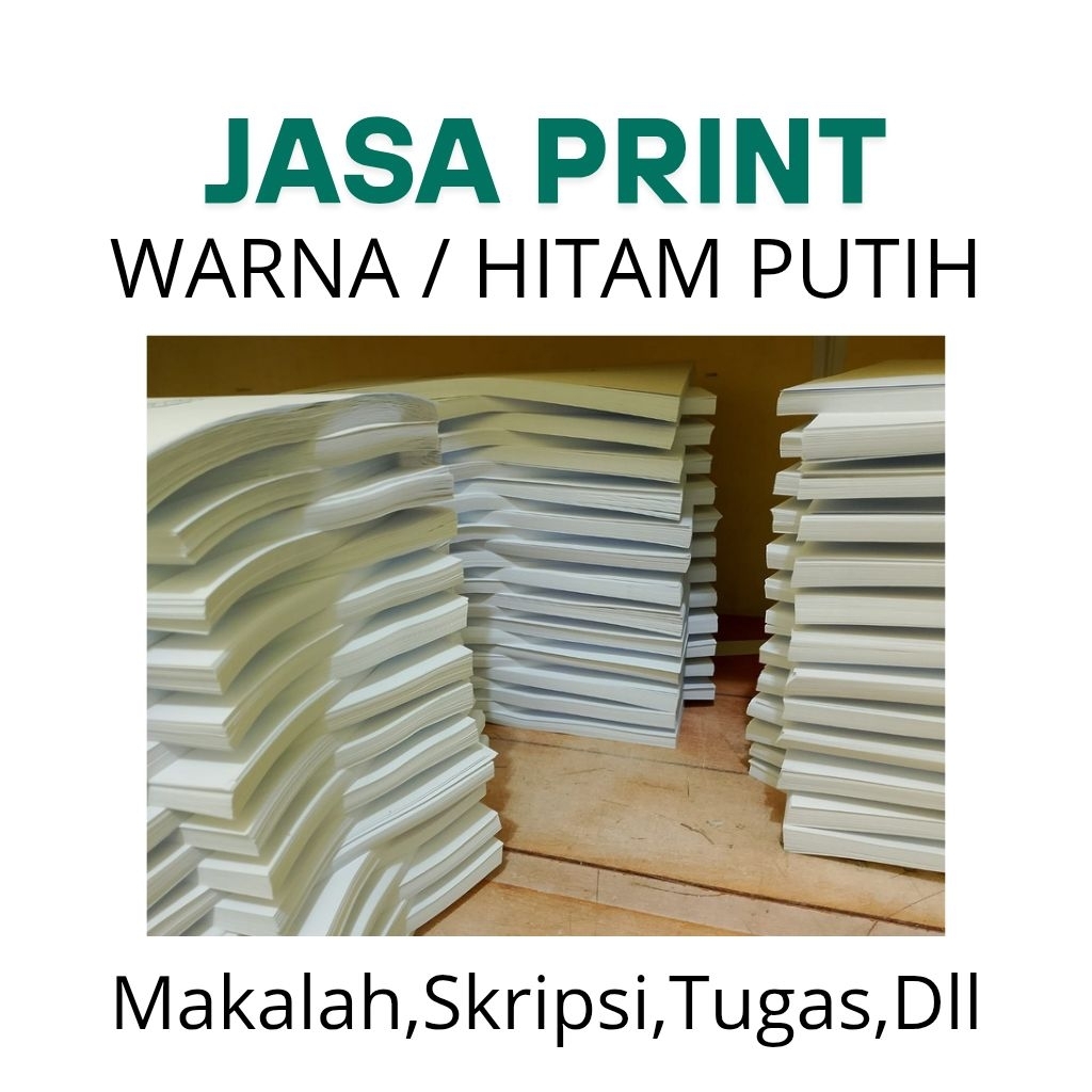 

JASA PRINT HVS A5/A4/F4 KERTAS 80GSM