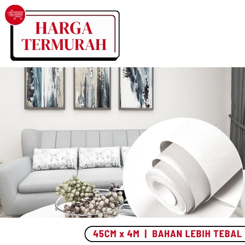 Wallpaper Dinding Putih Polos Wallpaper Dinding Kamar Putih Doff Wallpaper Dinding Putih Doff