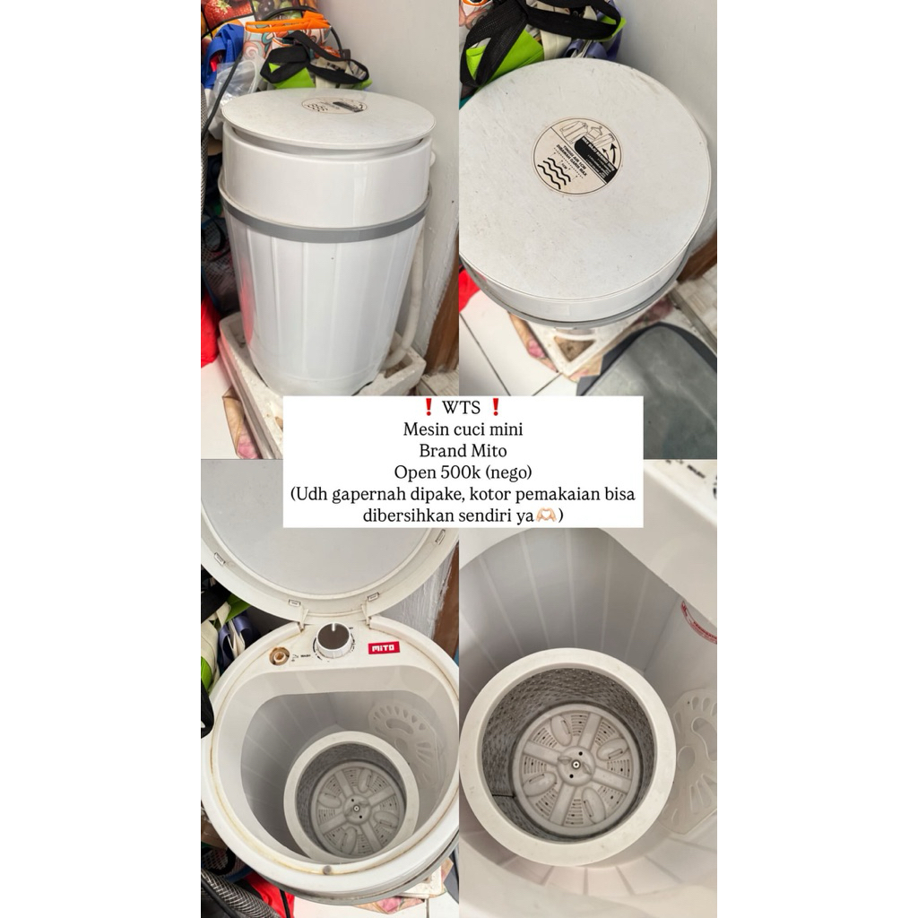 mesin cuci mini mito