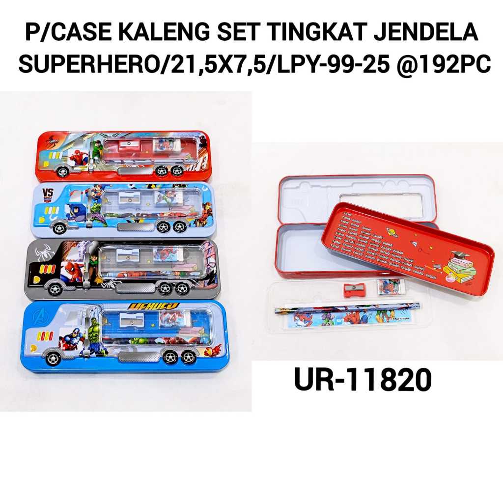 

Kotak Pensil Kaleng Ada Isi Kotak Pensil Kaleng Mobil Anak/Kotak Pensil Mainan Anak