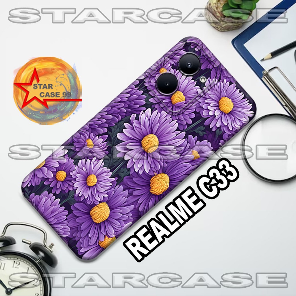 Softcase realme c33 /S17/Motif cewek/case realme c33/casing/silicon/silikon