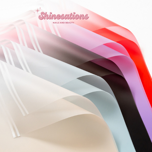 

20 Lembar Kertas Bunga Buket Cellophane Gradient Flower Wrapping Paper KB6044