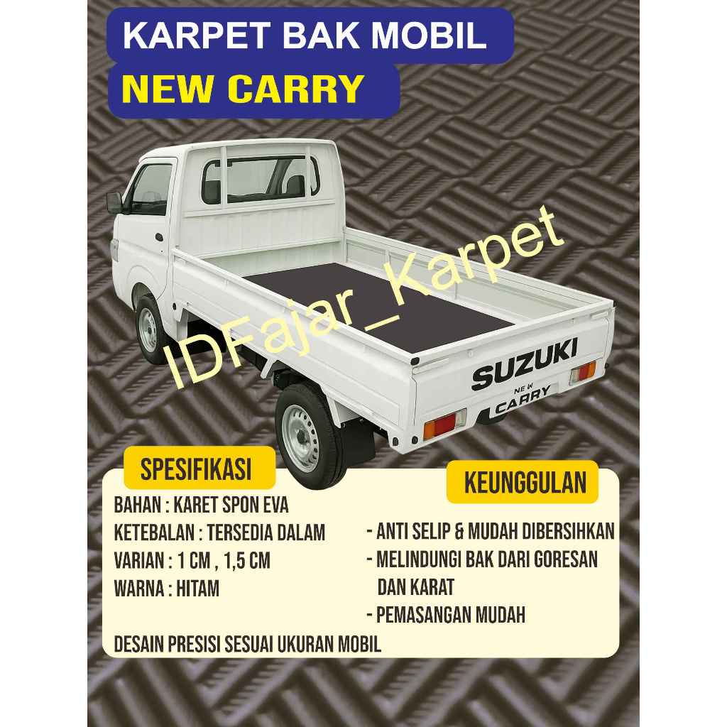 Karpet Bak Mobil Suzuki New Carry
