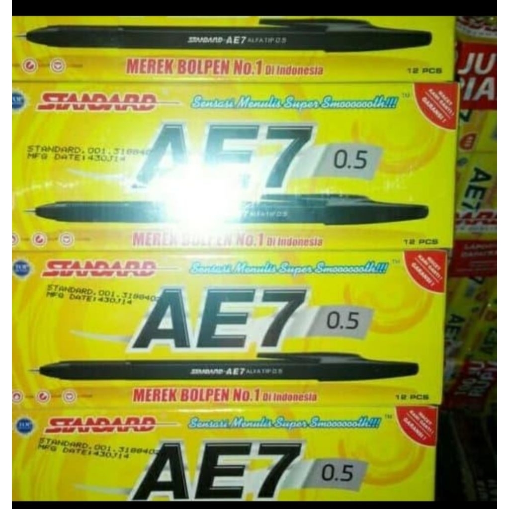 

BOLPOINT STANDARD AE7 ( HITAM BIRU MERAH )
