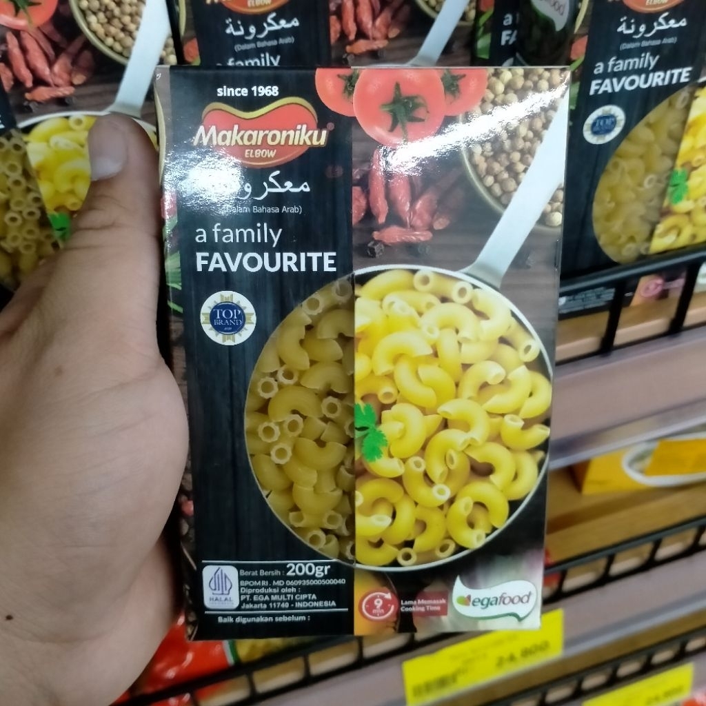 

MAKARONIKU ELBOW 200gram