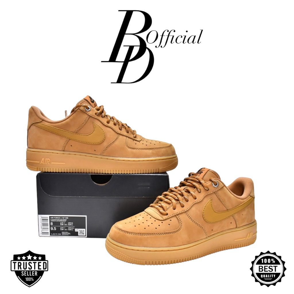 Air Force 1 Low Wheat Flax Light Brown Gum