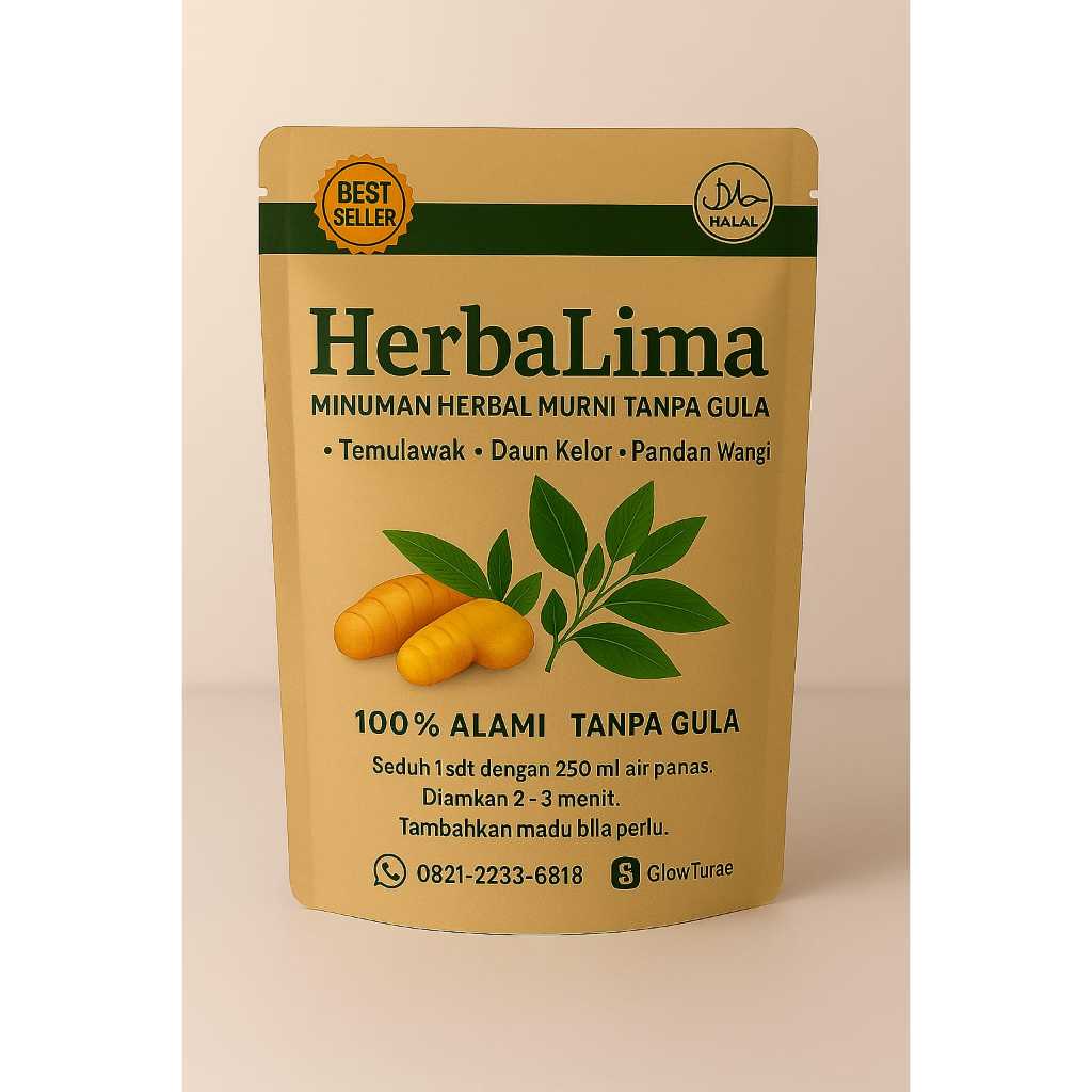 

HerbaLima – Minuman Herbal Bubuk Premium | 100% Alami | HALAL