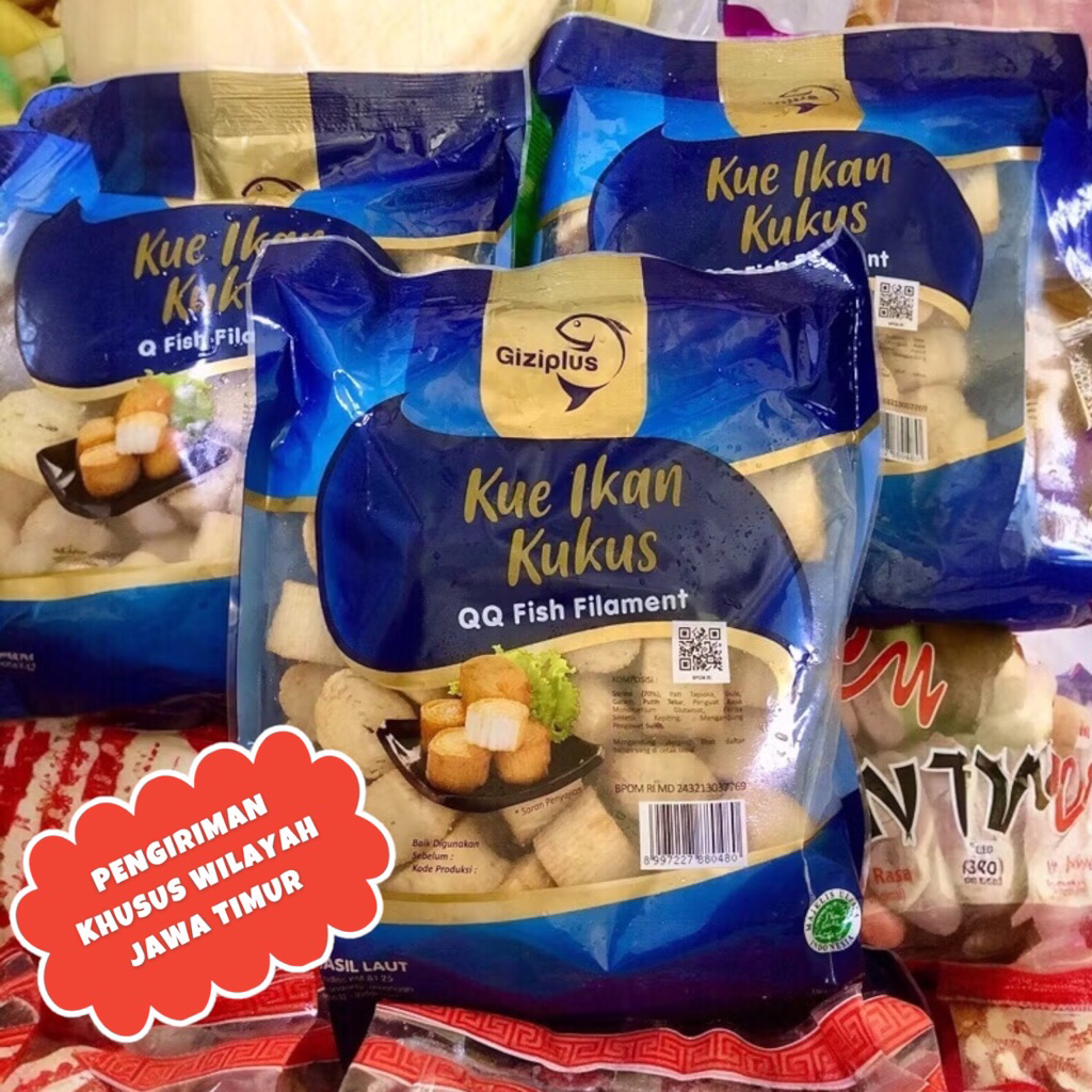

Giziplus QQ Fish Filament / Kepiting 500gr