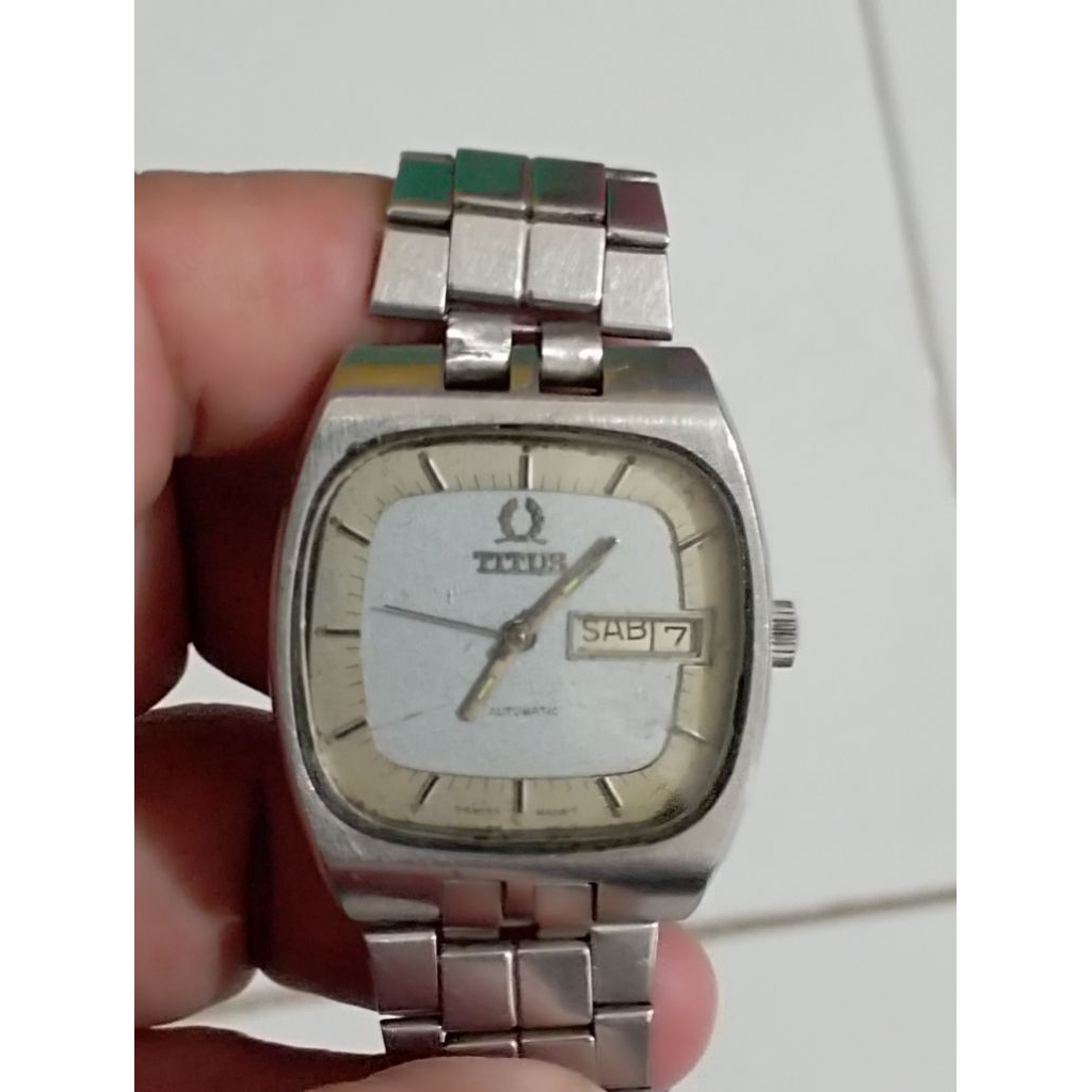 jam titus automatic jadul