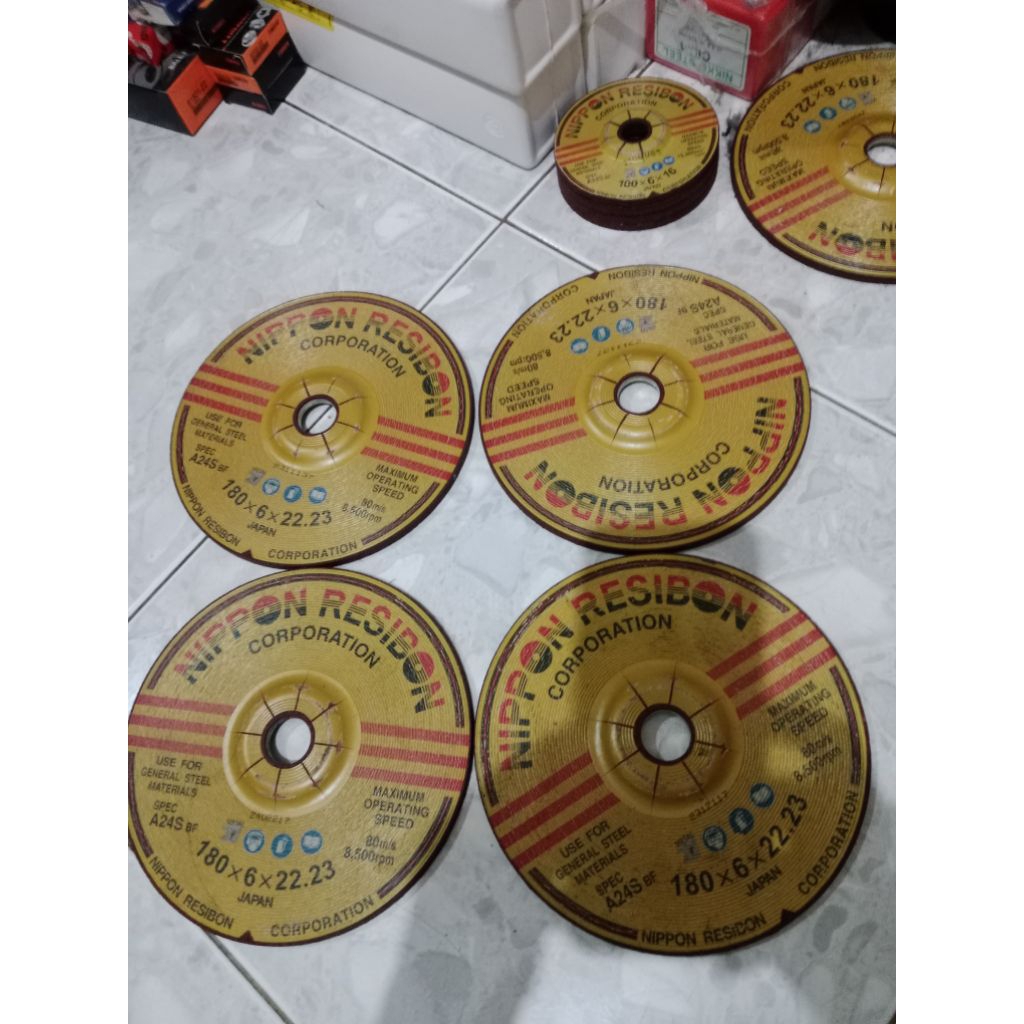 NIPPON RESIBON Grinding wheel Gerinda poles 7x6