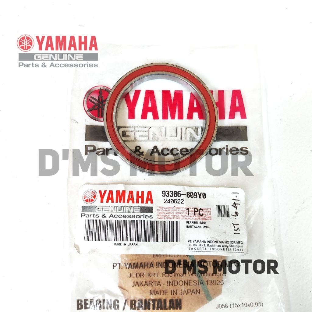 BEARING ONE WAY MIO SPORTY SMILE SOUL FINO NOUVO Z ORI YGP ORIGINAL YAMAHA BERING LAHER KLAHER GIR G