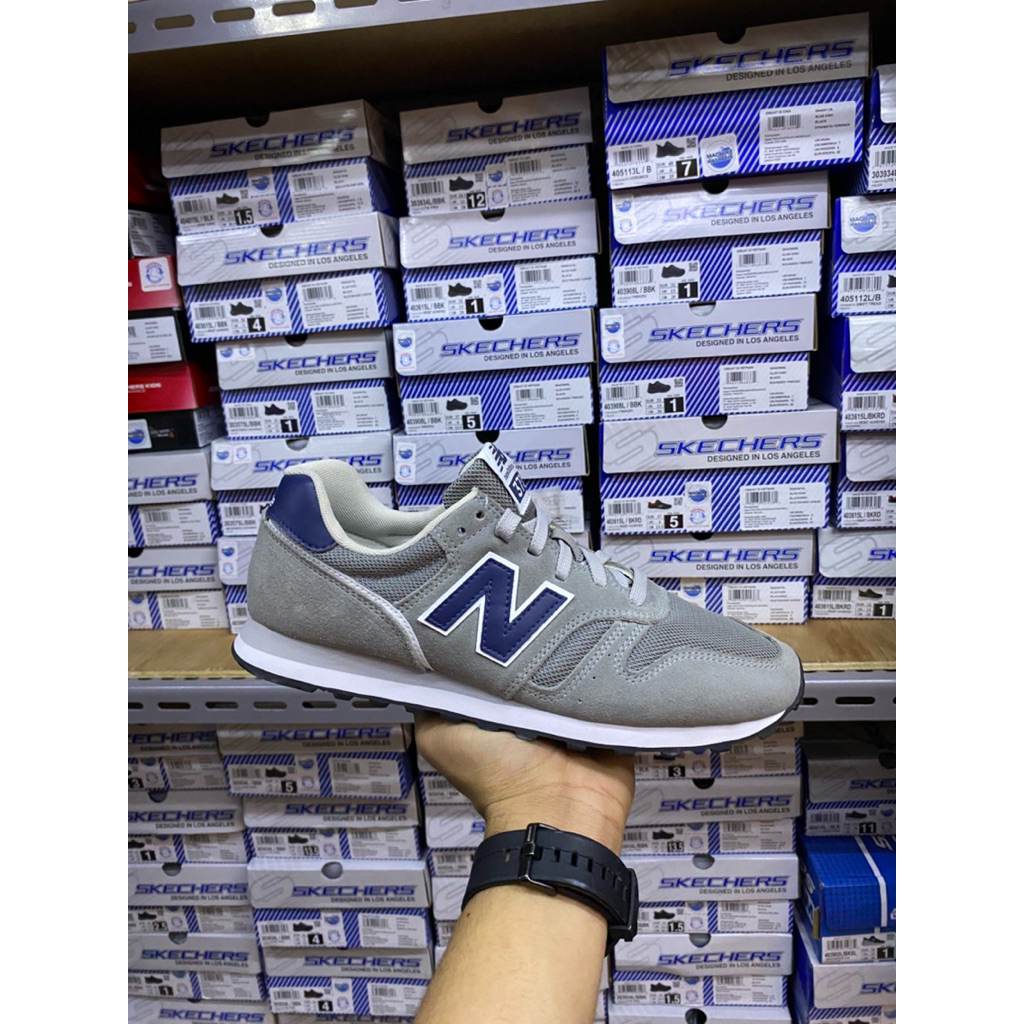 Sneakers pria sepatu New balance 373 mens sneakers shoes-grey