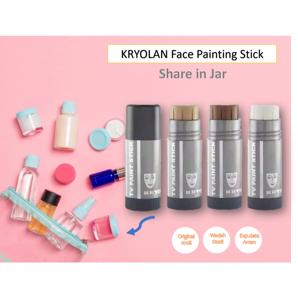 (SHARE IN JAR) Kryolan Stick Foundation | Krayolan Face Painting | Shading & Highlighter MUA SHARE I