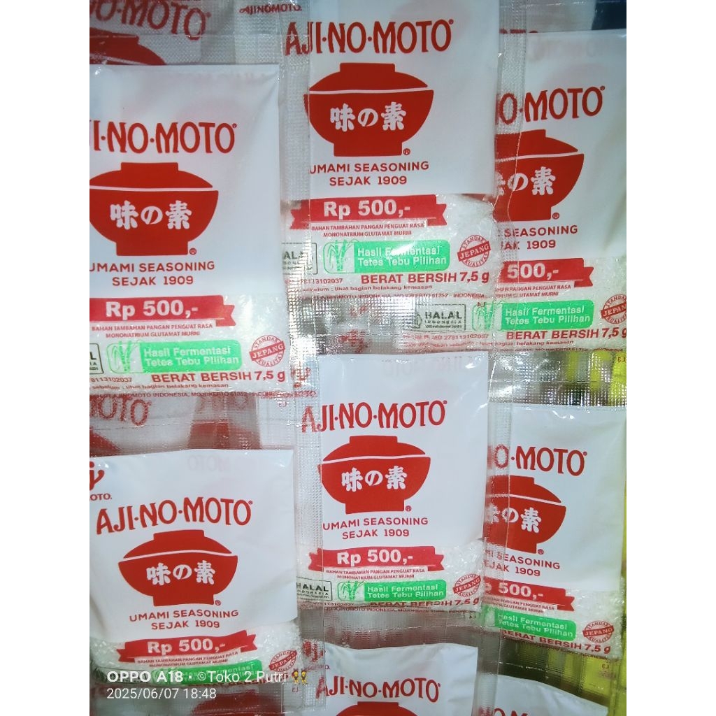 

AJINOMOTO MSG ekonomis 1 renceng