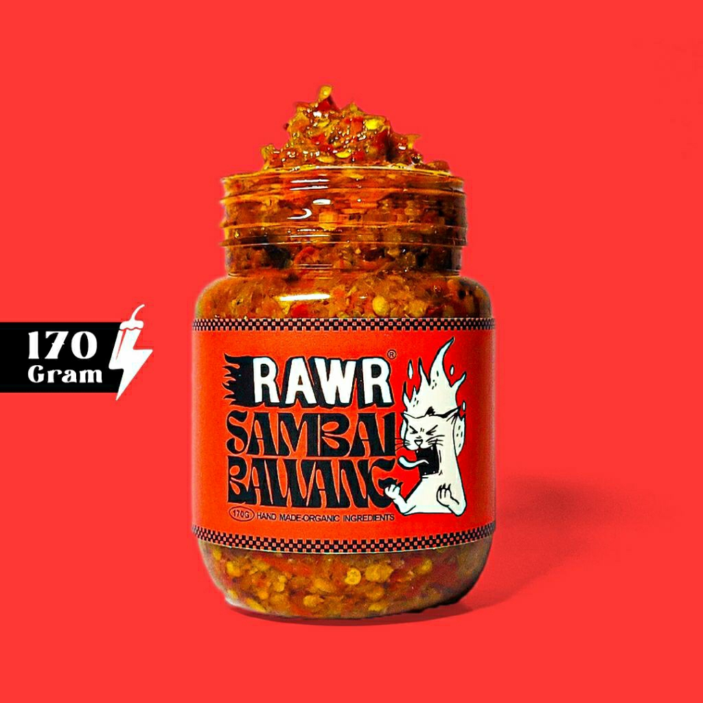 

Rawr Sambal - Sambel Bawang 170 Gram.
