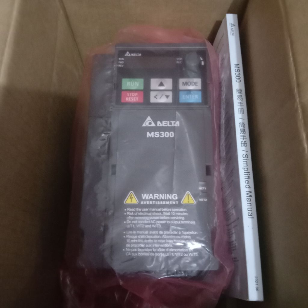 Inverter Delta VFD7A5MS21ANSAA 2hp 1,5kw 220v Original