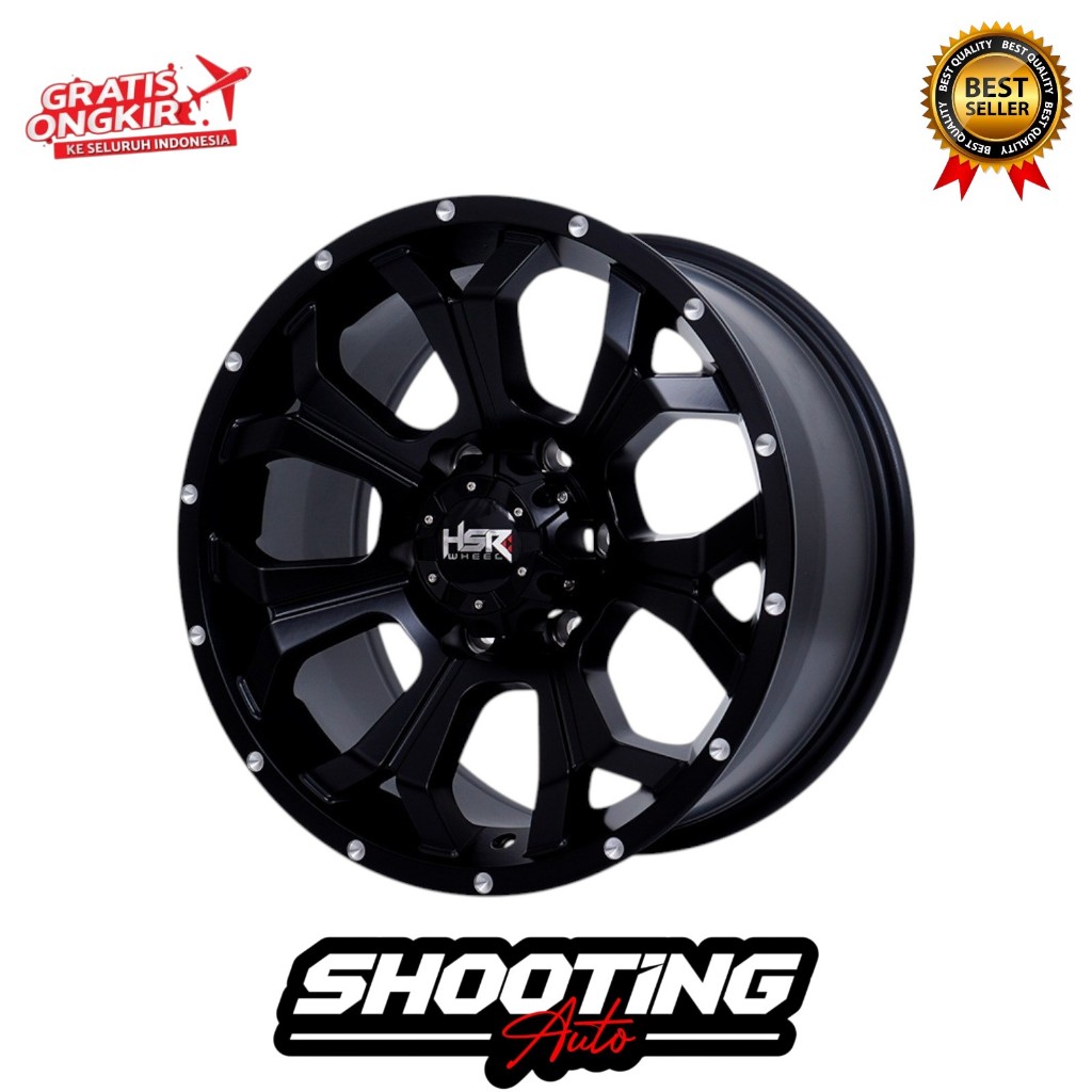 Velg mobil pajero fortuner triton hilux R17 baut 6 velg hsr palis r17